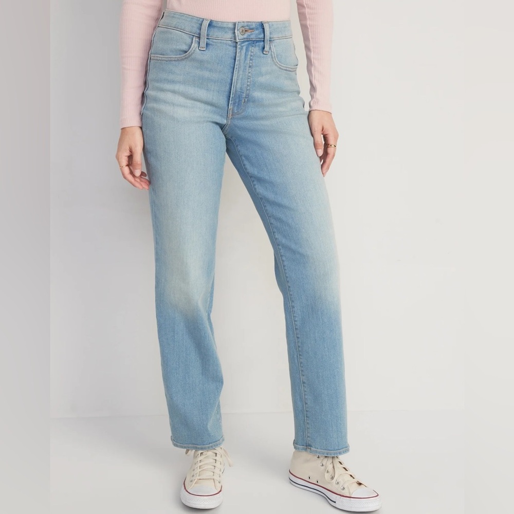 3 / $15 !!!! Old navy high waisted wow loose jeans size 14 short